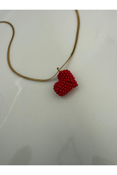 Estate İnverno Cevşen kalp kolye çelik kararma yapmaz