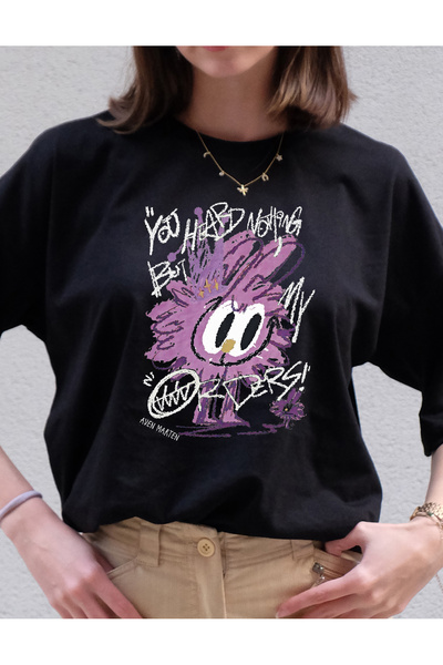 Unisex Kısa Kollu Oversize T-shirt S26