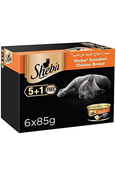 SHEBA Cat Food Succulent Chicken Breast Can