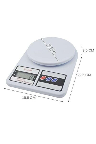 SMARTECH Cântar digital de bucătărie SF-400, diviziune 1g, funcție Tara, max. 10kg