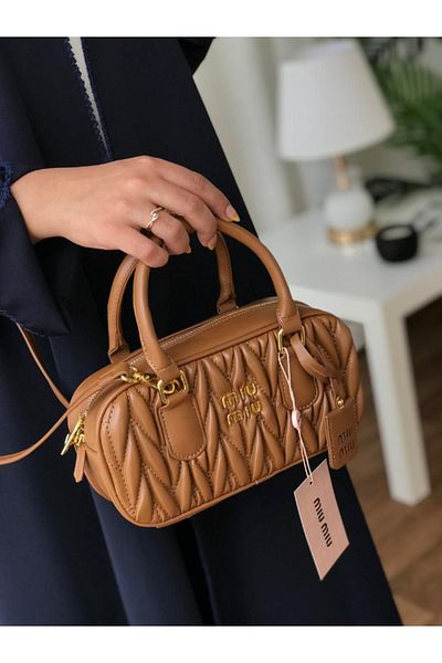Miu Miu Miu Miu Wonder Shoulder Bag in Quilted Nappa Leather