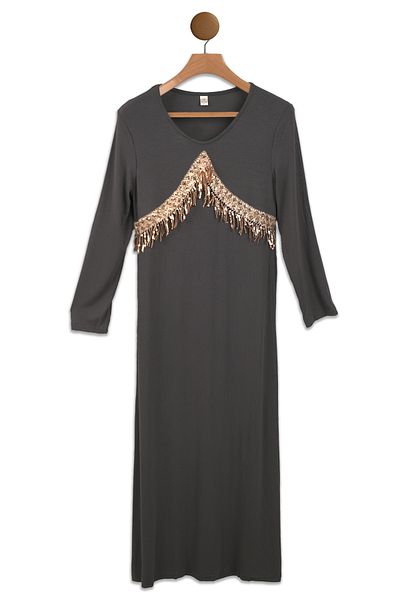 Lilo Co Sparkle Fringe Maxi Dress