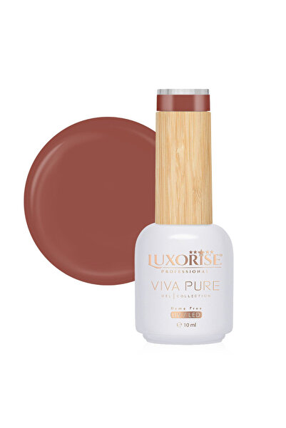 LUXORISE Oja semipermanentă Hema Free Viva Pure LUXORISE - Regal Rust 10ml
