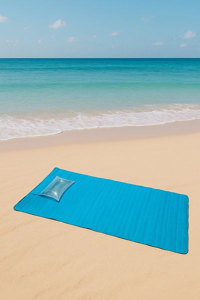 Myvenia Beach Straw Foldable Hanging Case 150X75 Fiber Camping Picnic Mat