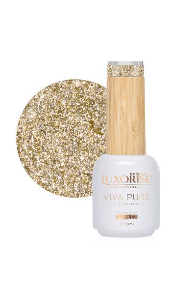 LUXORISE Oja semipermanentă Hema Free Viva Pure LUXORISE - Auriu pur 10 ml