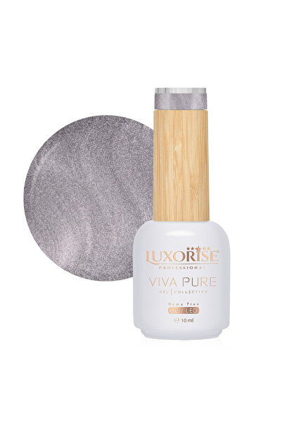 LUXORISE Oja semipermanentă Hema Free Viva Pure LUXORISE - Argint pur 10ml
