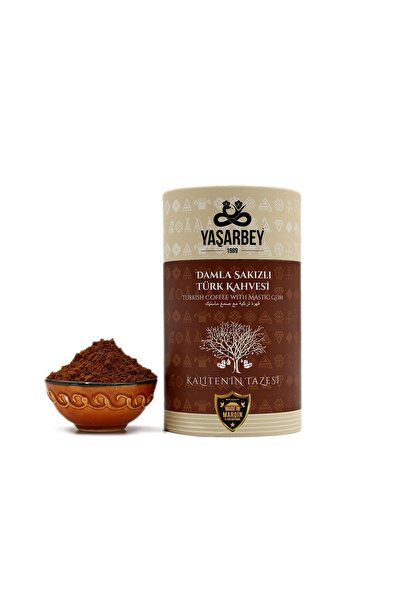 Yaşarbey MARDİN SPECİAL DAMLA SAKIZLI TÜRK KAHVESİ 400 GR-[DOĞAL ÖĞÜTÜLMÜŞ-AROMASIZ]-(HEDİYELİK KUTU)