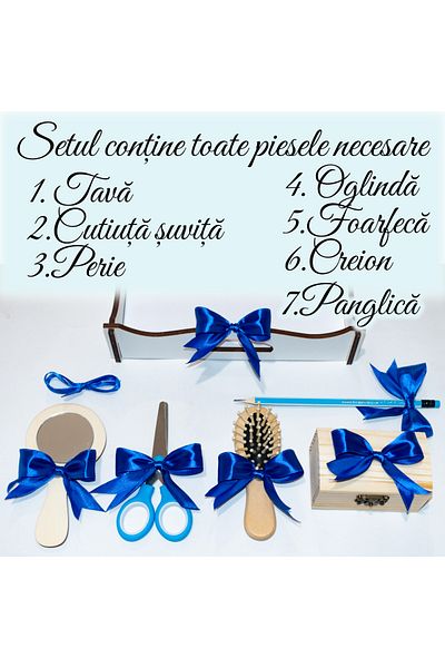OEM Paw Patrol, Mot Tray Set for Boys, 24x32cm, White Color, Blue Bows