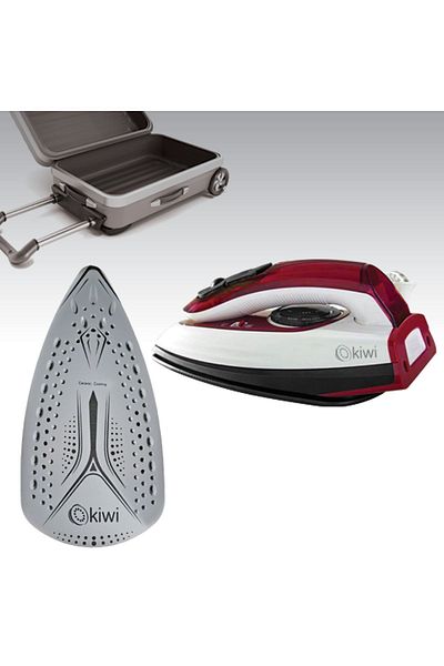 Kiwi Ksı-6317 Portable Travel Iron - 2-in-1 Steam, Vertical Eliminator