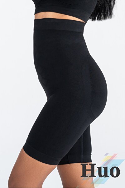 Huo Waist Slimming Hip Firming Basen Lifting High Waist Long Corset Shorts