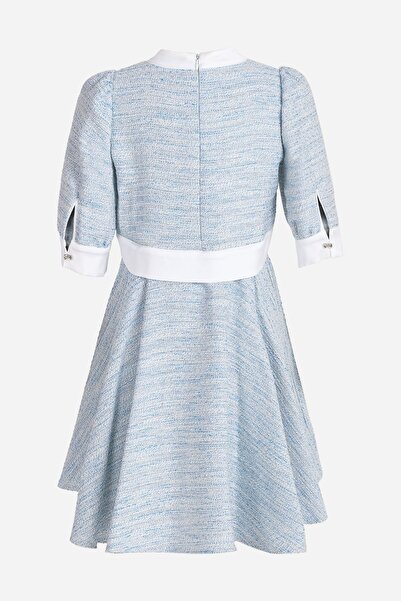 Augie Leauphant Mavi Tüvit Elbise