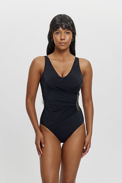 Louren M12043 Double Breasted Swimsuit
