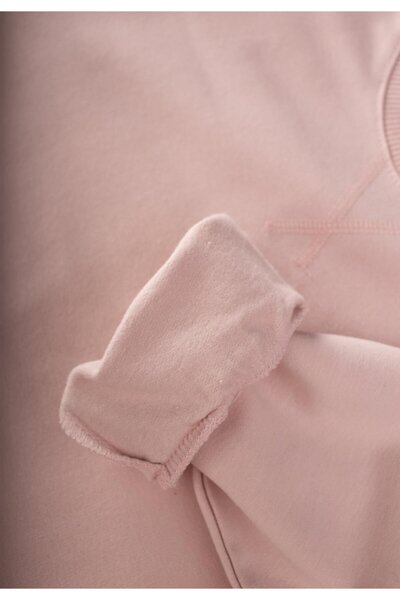 Cigit Σετ φούτερ σε σκόνη ροζ - Basic Karyoka Detailed, 3-8 ετών