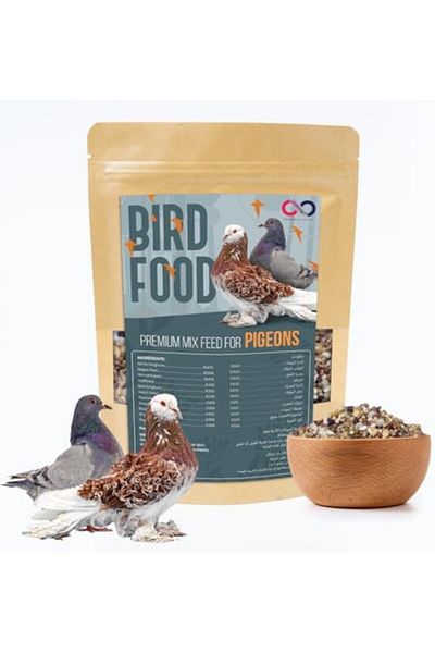 SKY TOUCH Brandsfinity 1Kg Premium Bird Food for Pigeons – Bird Feed for Domestic Pigeons, Nutrient-Rich See