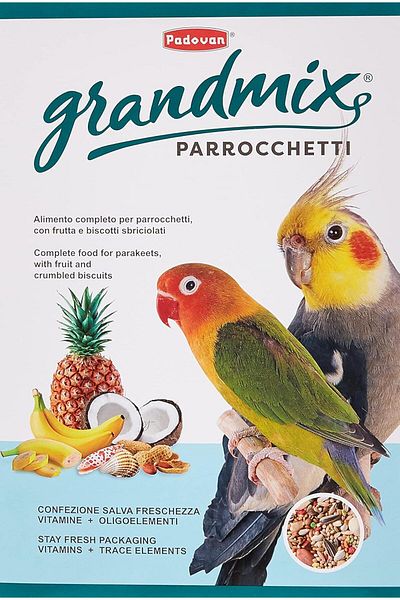Padovan Grand Mix Parrocchetti Feed, Multi-Colour, 850 G, Pp00185