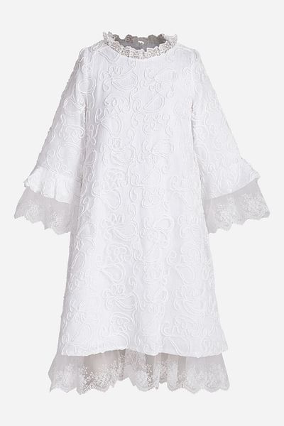 Augie Leauphant Off-White Guipure Dress