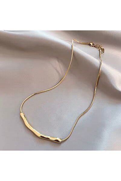Lunays Köprücük Kemiği Kadın Kolye 316 Paslanmaz Çelik Gold Renk