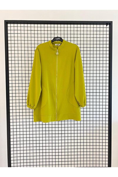 Armine Trend Yeni Sezon Modaayka Sırtı Taşlı Tunik-ceket Krep Kumaş 25dsb552