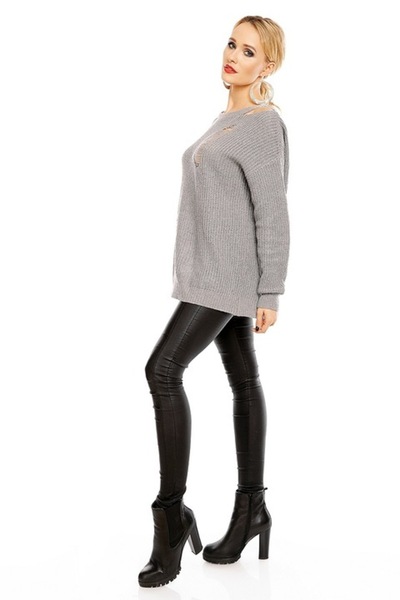 Gosse Women's Sweater Rupture Ashley, Gray, One Size