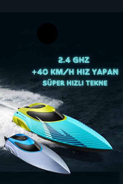 welcomein Oyuncak 40 Km Hız Yapabilin Süper Hızlı Yarış Teknesi