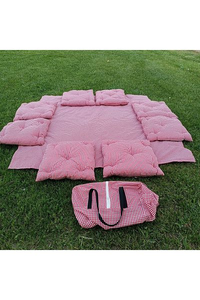 Arya Tekstil Picnic Set 10 Pieces with Bag Model 8Minderli