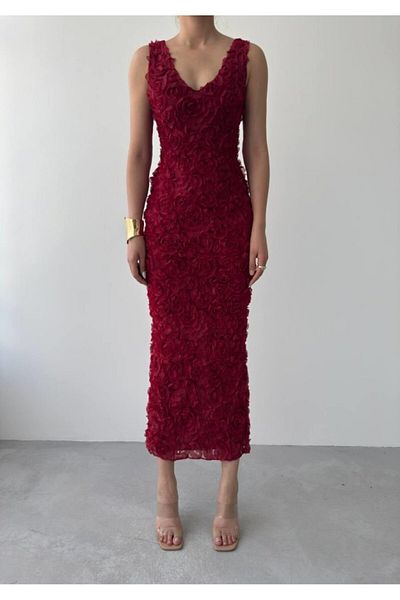 gelirr Kren Rose Detailed Dress