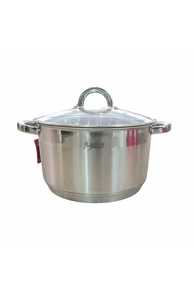 Platinum 2L Platinum Stainless Steel Pot – German Quality, Compatible with All Types of Hobs