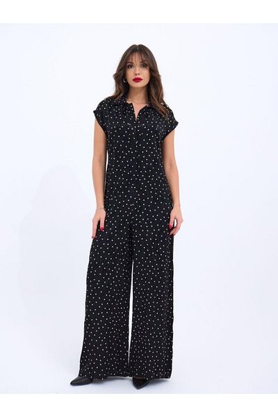 ETİLER COLLECTION Modavera 7001 Jumpsuit-Black