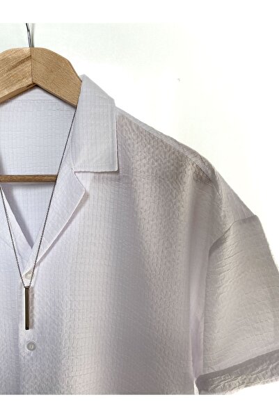 MİRMARONİ Ανδρικό κοντομάνικο πουκάμισο από βαμβάκι New Season