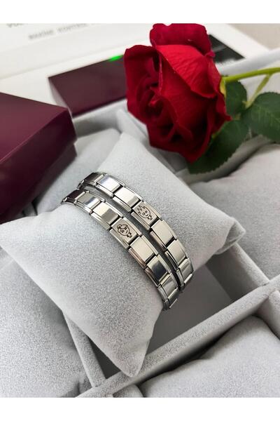 C&On Design Ateş ve Su Çift Bilekliği İtalyan Charm Sevgili bilekliği 14 şuba...