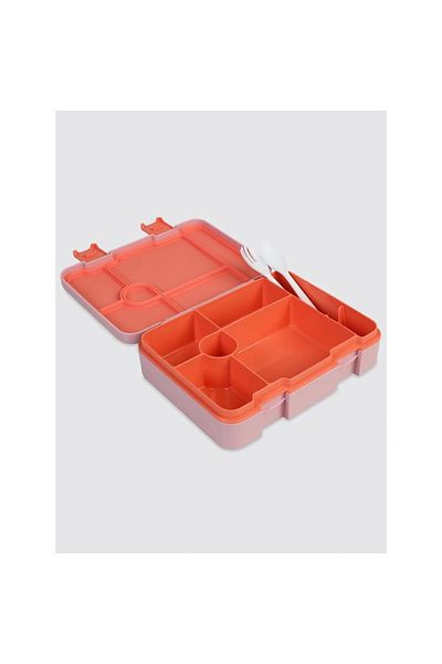 Uzspace Vgn-091 4 Compartment Food Container - Lunch Box 1300 ml Pink