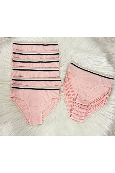 İntimate Women's Underwear 100% Cotton 12 Pieces
