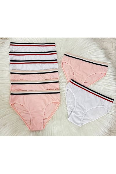 İntimate Women's Underwear 100% Cotton 12 Pieces