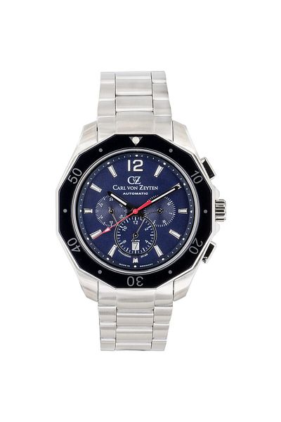 Carl Von Zeyten Mens Watch Carl Von Zeyten CVZ0079BLMS, Automatic, 46mm, 10ATM