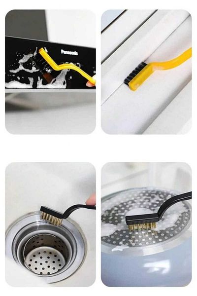 Manosta (Set of 3) Wire Rust Removal Brush Cleaning Brush for Cleaning Cooker Oven Barbecue Grill Airfryer