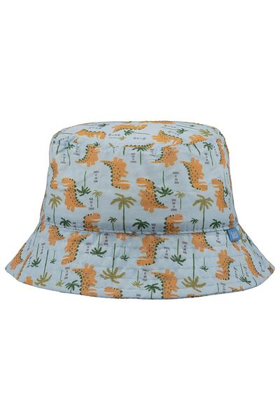 Kitti Dino Patterned Baby Boy's Flower Hat (1 - 3 Years)