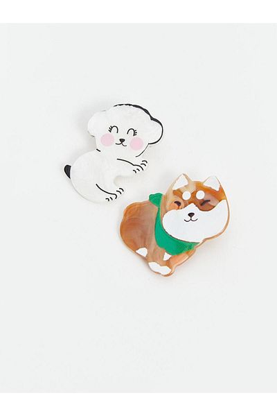LC Waikiki Prf,2Pcs Cutedog Clips (S5)