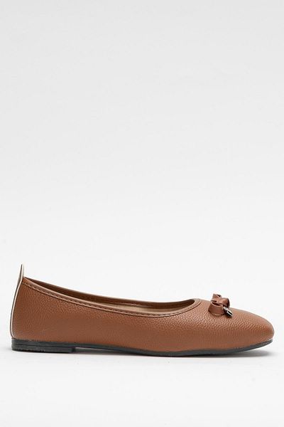 Liger Bowknot Daily Women's Ballerina Shoes Taba