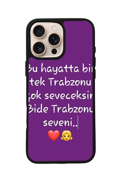 Aksel Kılıf Apple iPhone 16 Pro Compatible Printed, Matte Black, Soft Silicone, Protective, Shock Absorbing Cover, Case