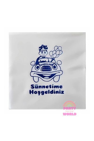 party world 🧿   Welcome to Sunnetime Blue Foil Napkin – 16 Pieces 🧿
