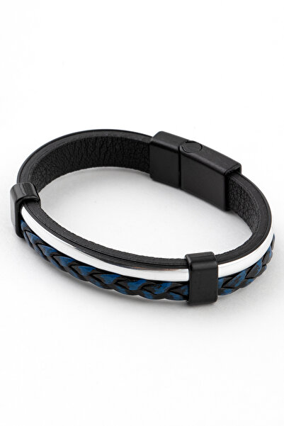 Sortie Aksesuar Genuine Leather Magnet Gift Men's Bracelet