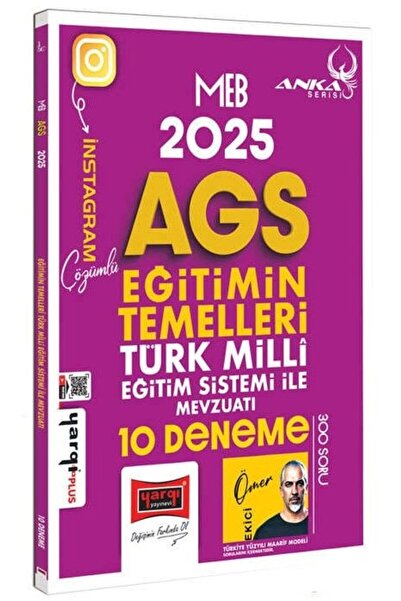 Yargı Yayınları Yargı Yayınları 2025 MEB-AGS Eğitimin Temelleri Türk Milli Eğ...