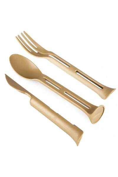 SyaMAG Portable 3-in-1 Set: Knife, Fork, and Spoon