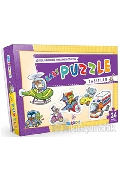 Blue Focus Yayınları مركبات ألغاز الأطفال - Bf046