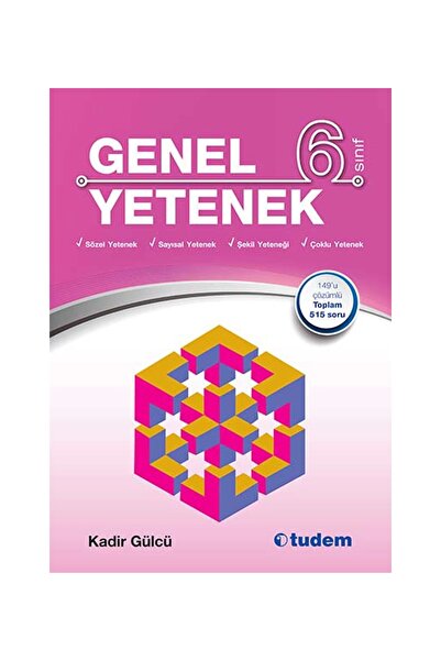 Tudem Yayınları 6.sınıf Genel Yetenek Kitabı