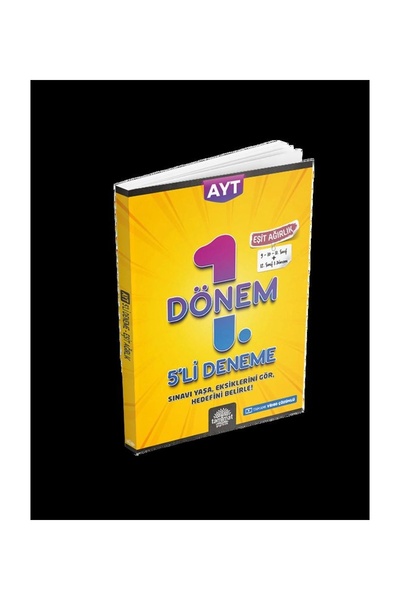 Tammat Yayıncılık Tammat Yayınları Ayt 1. Dönem 5'li Deneme (eşit Ağırlık)