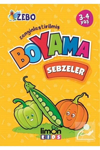 Limonkids Zenginleştirilmiş Boyama / Sebzeler (3-4 Yaş)