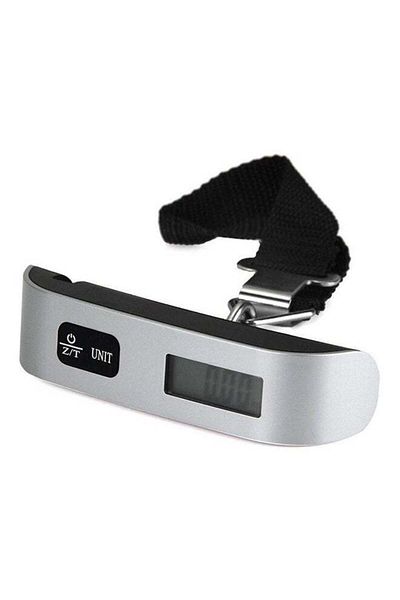 Generic Digital Luggage Weighing Scale Silver/Black