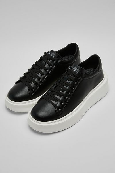 Lufian Ανδρικά παπούτσια Sneaker Μαύρα Λευκά casual Tommy Gage λευκά