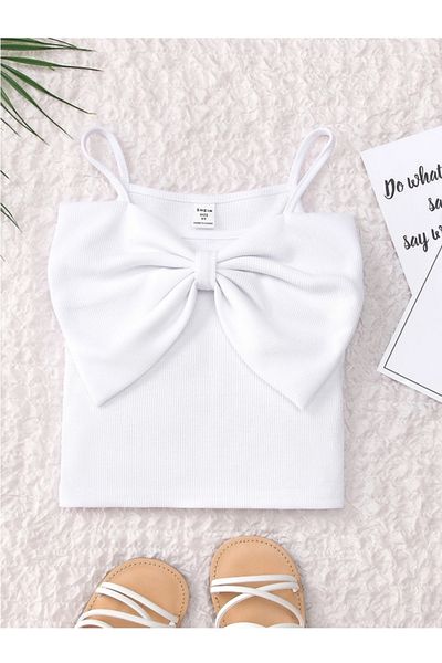 Kokosh kidss Girl's 2-Piece Ruffled Single Shoulder Crop Set